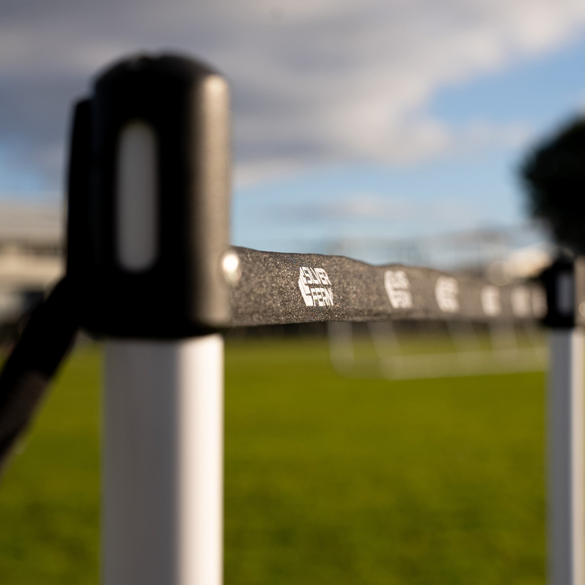 Silver Fern Crowd Barrier Kit, Close-up of barrier connection and pole detail
