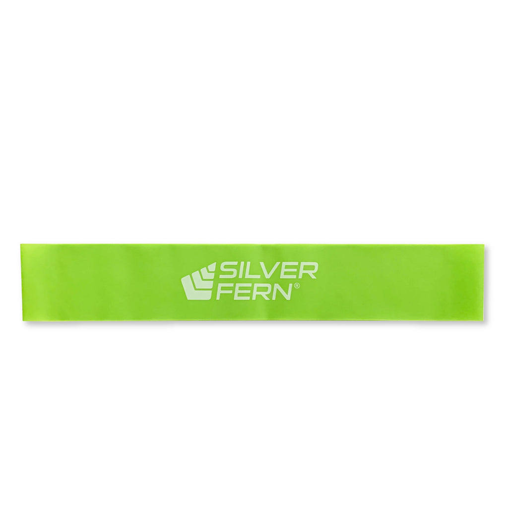Green Light Resistance Band, white background.