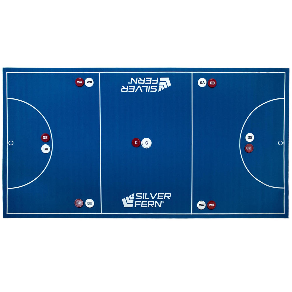 Silver Fern Netball Coaching Mat
