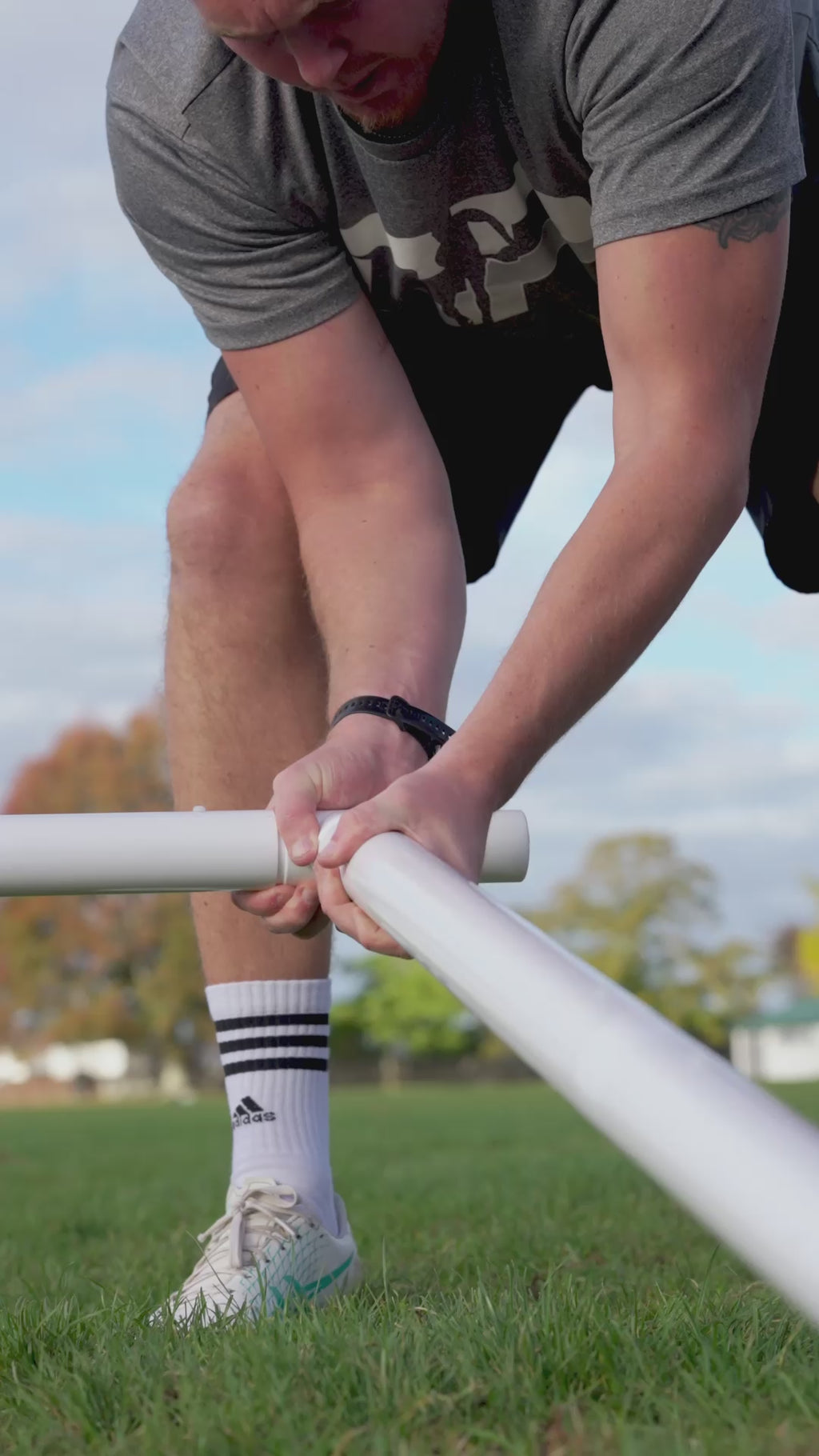 Junior Rugby Goal Post w/ Pads