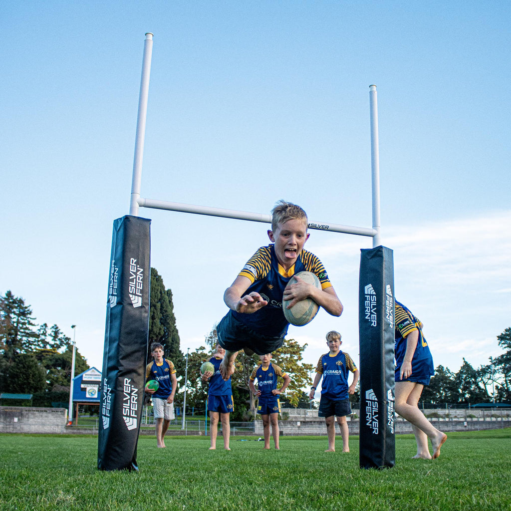 Junior Rugby Goal Post w/ Pads