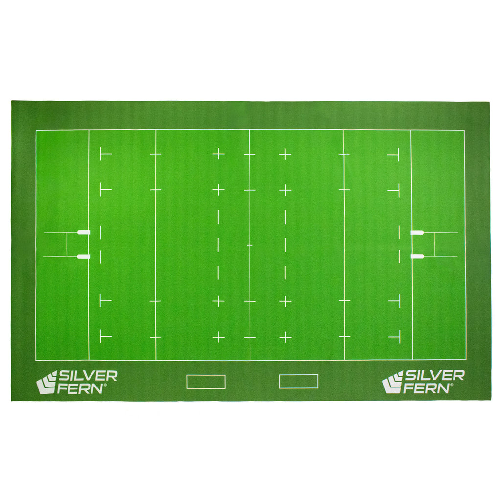 Silver Fern Rugby Union Coaching Mat, white backround shot