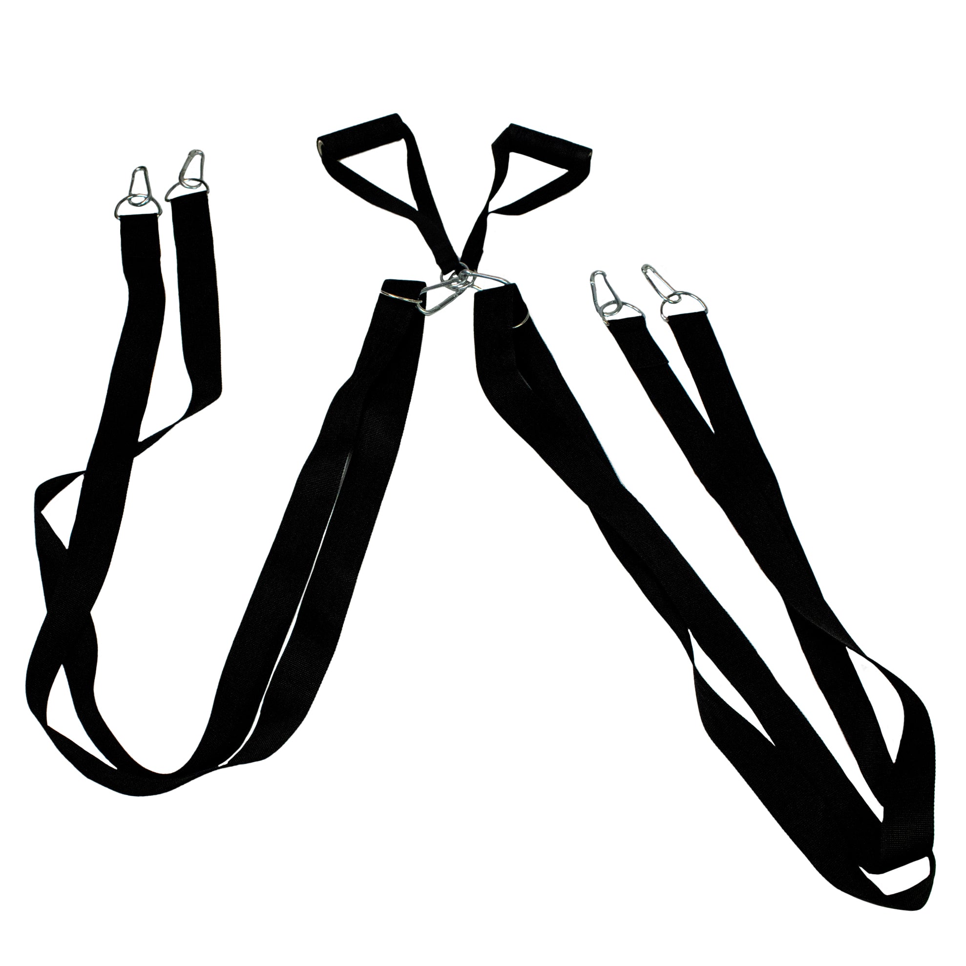 Silver Fern Scrum Harness Set, handles and attachments, white background photo
