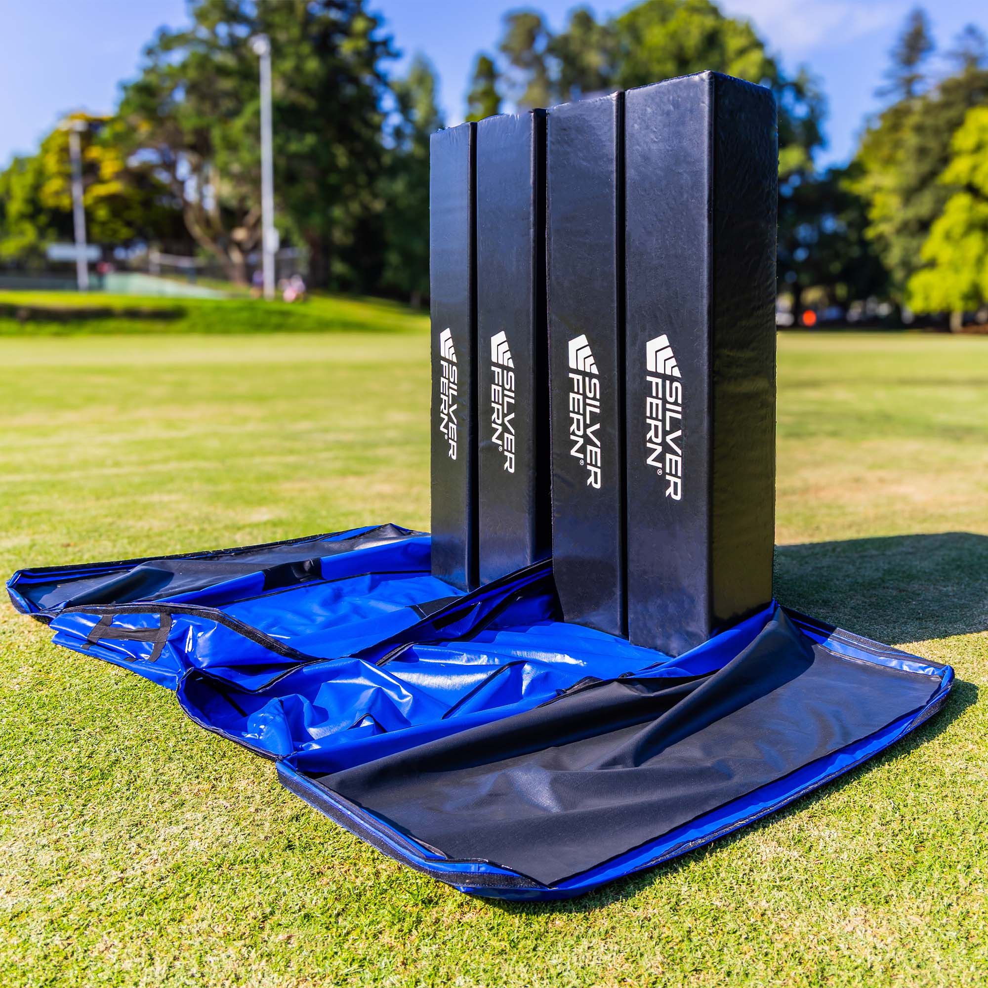 Tackle Mat Cover with Goal Post Pads lifestyle image